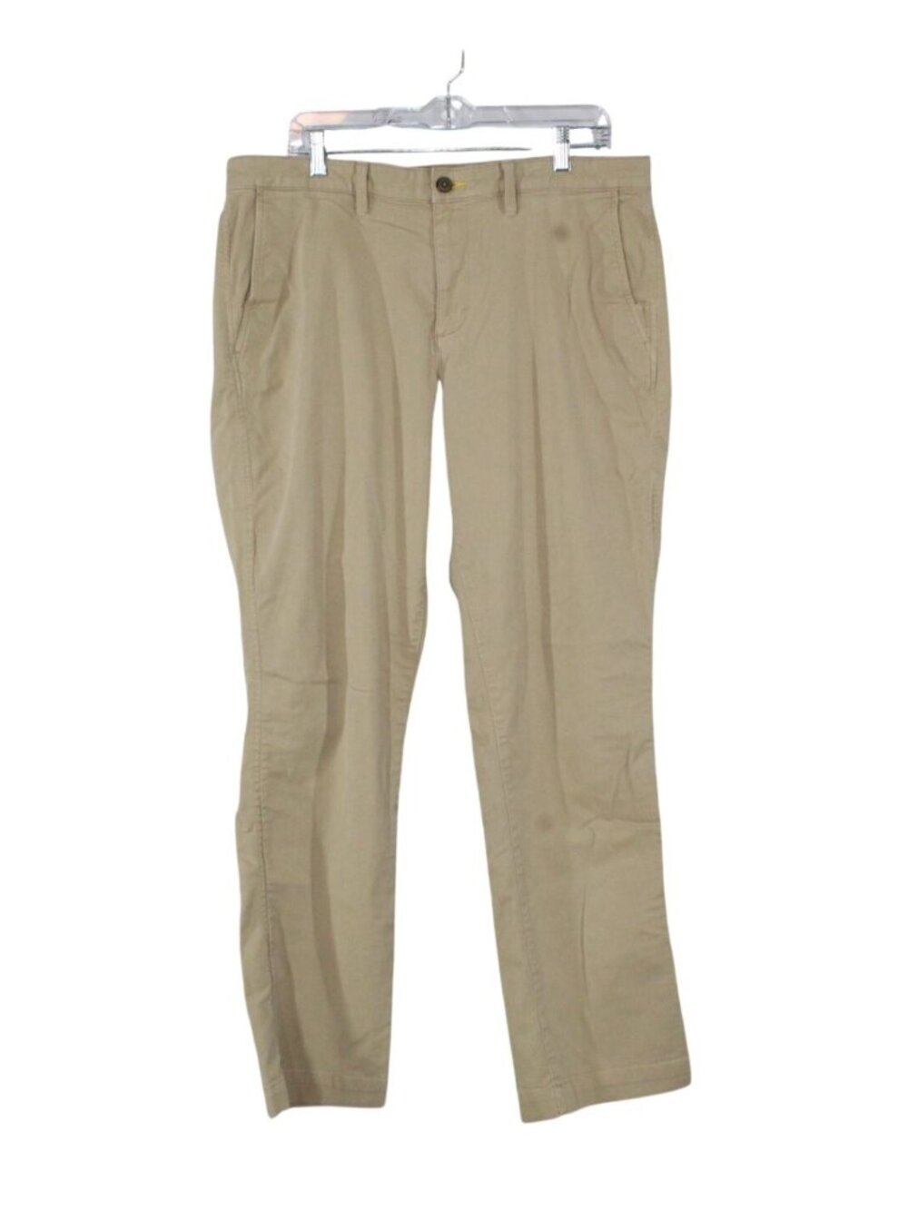 LL Bean Mens Comfort Softest Stretch Chino Pants Tan Dress Casual Workwear 36x32